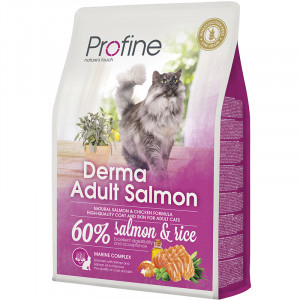 ПР0041286 Корм для кошек Derma лосось сух. 2кг PROFINE