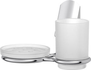 APO 003 Держатель со стаканом и мыльницей VITRA Apollon