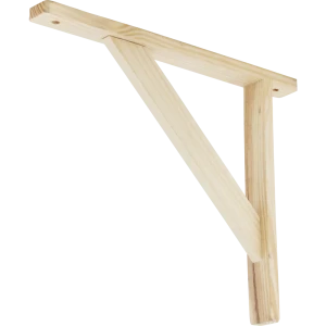 Кронштейн деревянный №15 25х30 см нагрузка до 30 кг, сосна