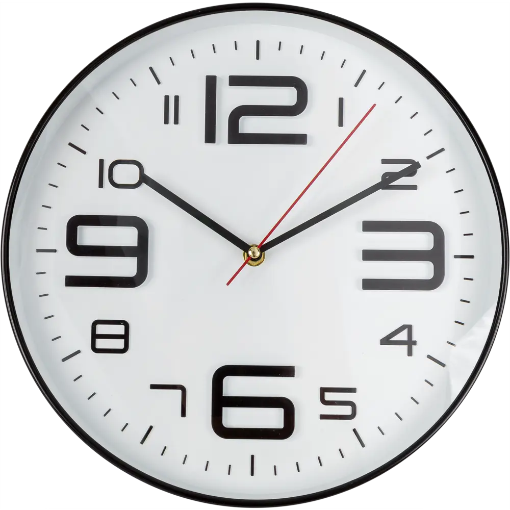 Часы настенные «Модус» D30.5 см пластик цвет белый Santreyd STLM-2144333