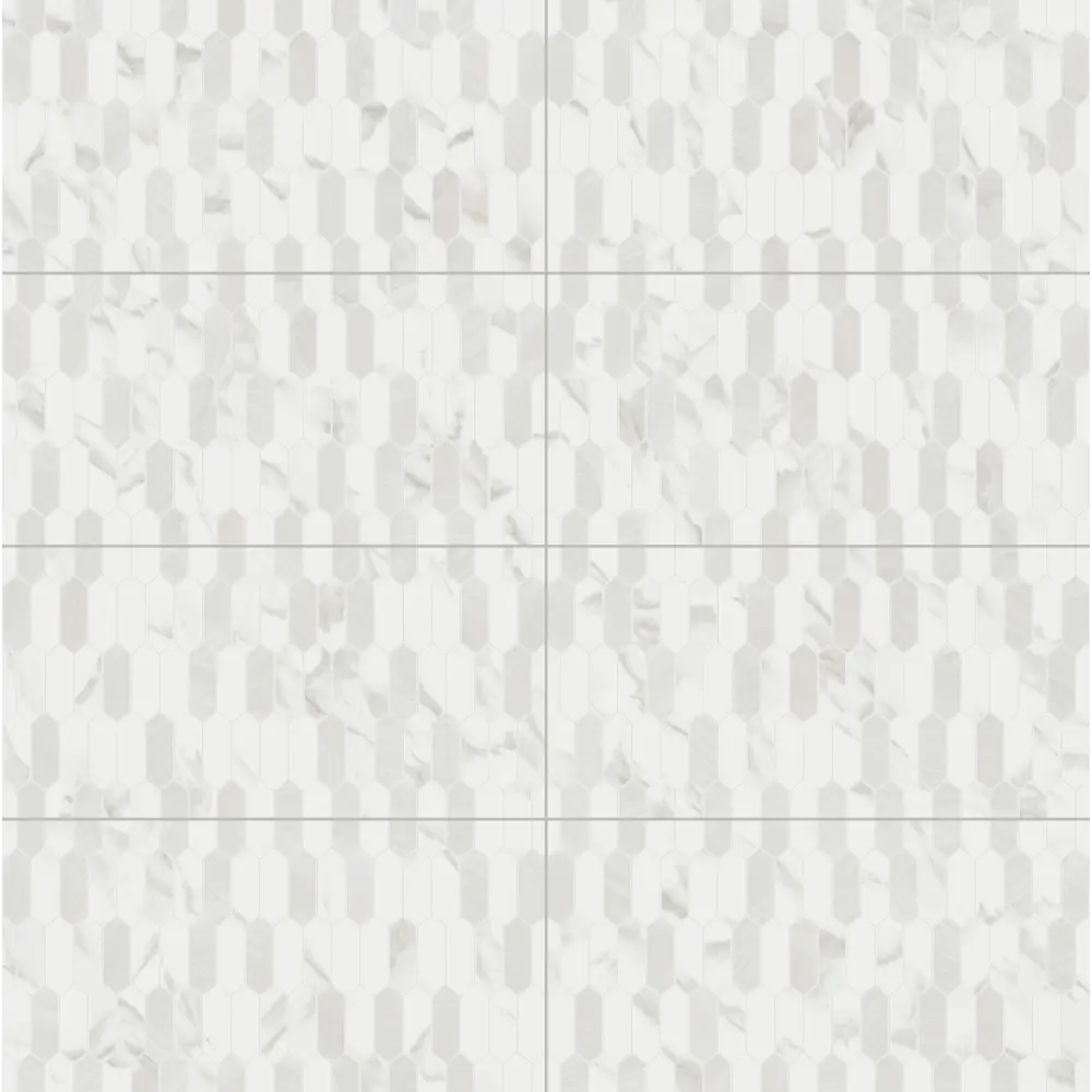 Настенная плитка KREAFORTA Mersey Hexo 20x40 см 1.62 м² матовая цвет серый STLM-2145526 - Вид №2