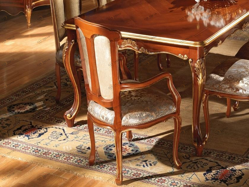 SCAPPINI & C Стул с деревянным каркасом и тканевой обивкой 35th anniversary Se 169/a