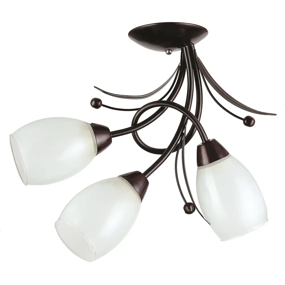 Люстра Natali 3xE27х60 Вт, цвет тёмное дерево Maytoni STLM-2184911