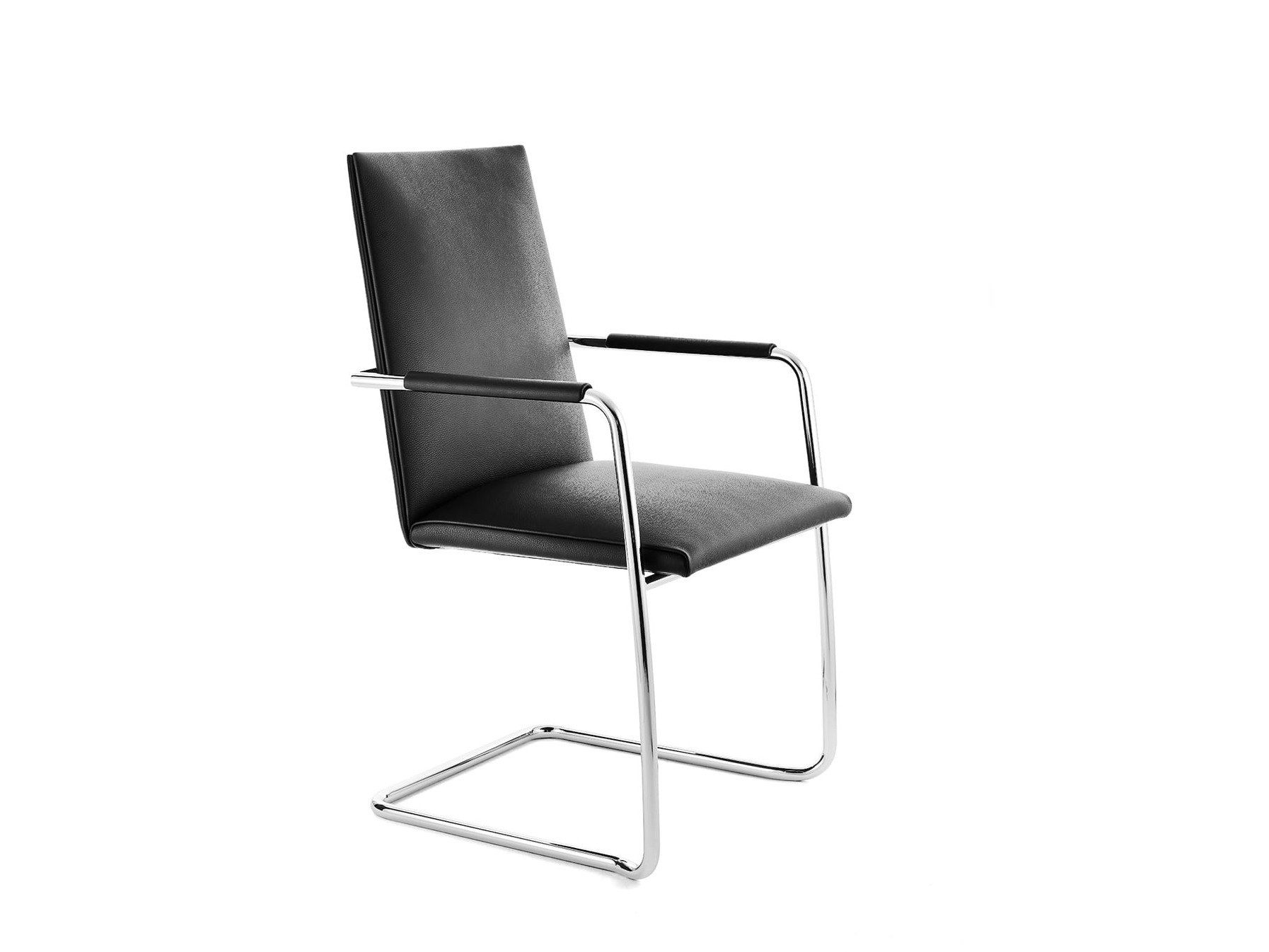 Кожаный консольный стул с подлокотниками Spiegels .leptos ARCH-00103740 - Вид №1