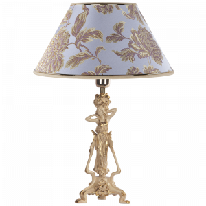 32064,34051 Настольная лампа Флора Айвори Маргарита Лаванда BOGACHO