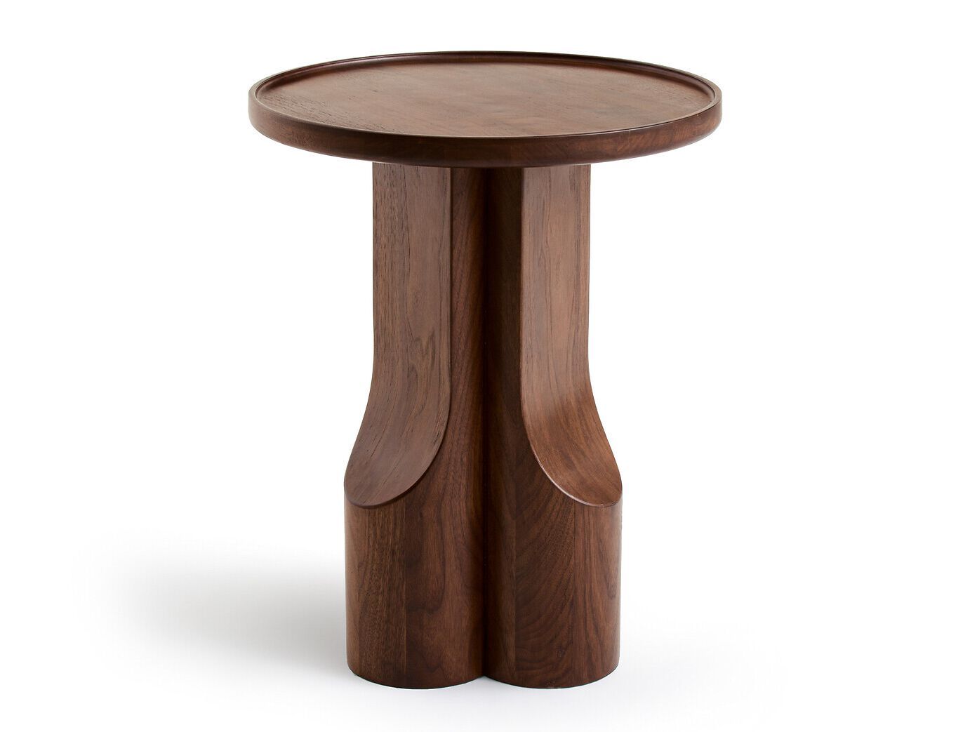 Круглый журнальный столик из орехового дерева AMPM STIGIDO ARCH-00081618 - Вид №1