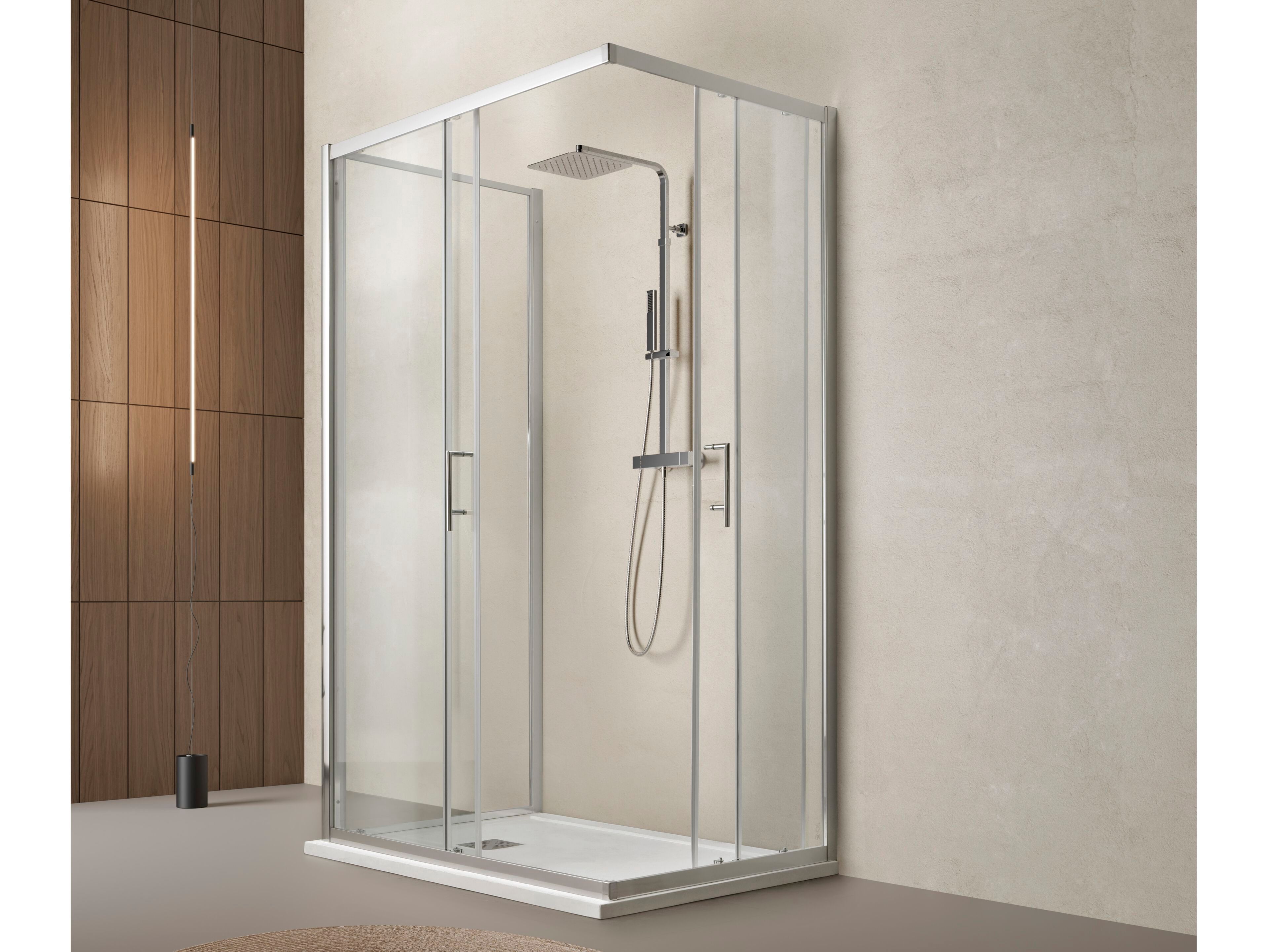 Душевая кабина из алюминия и стекла TAMANACO ECO LATO ARCH-00070641