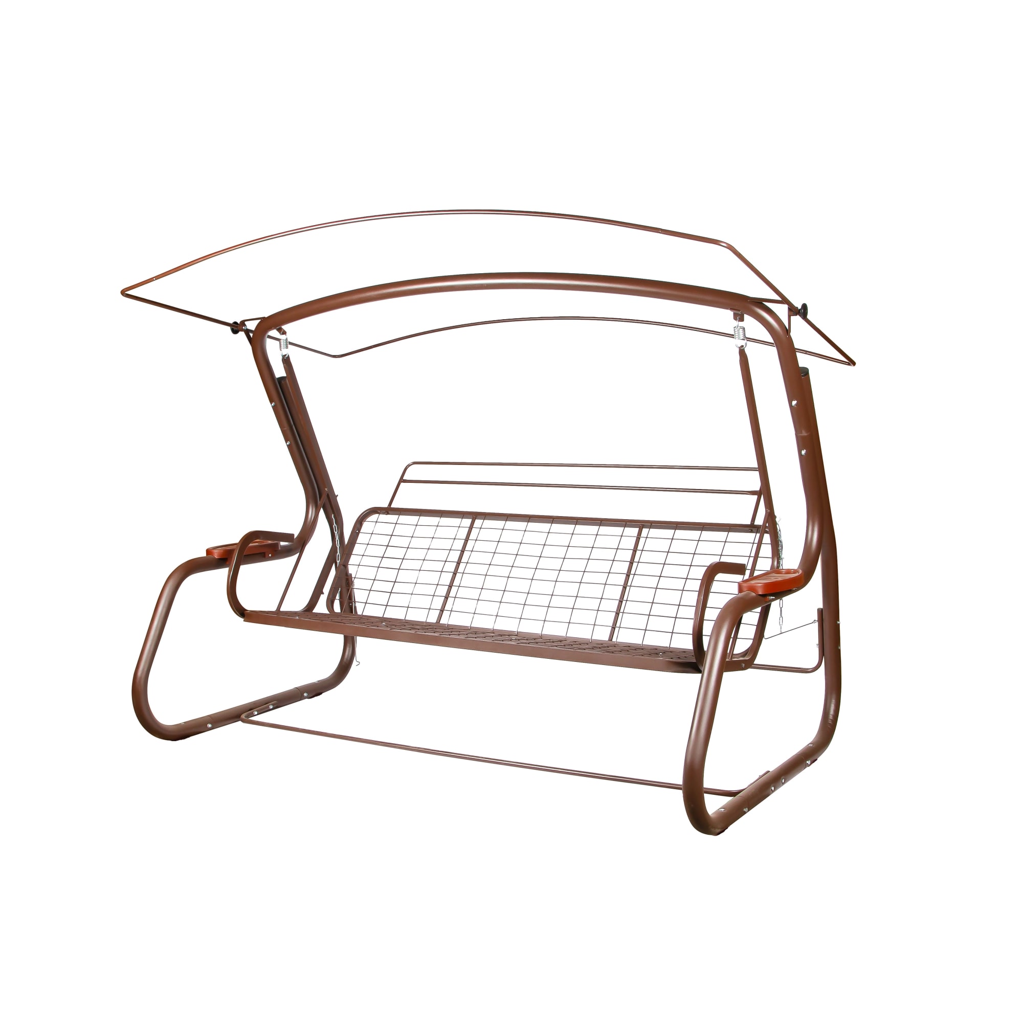 82660765 Качели садовые Амстердам 4-х местные (до 400 кг) коричневый/серый Santreyd  - Вид №3