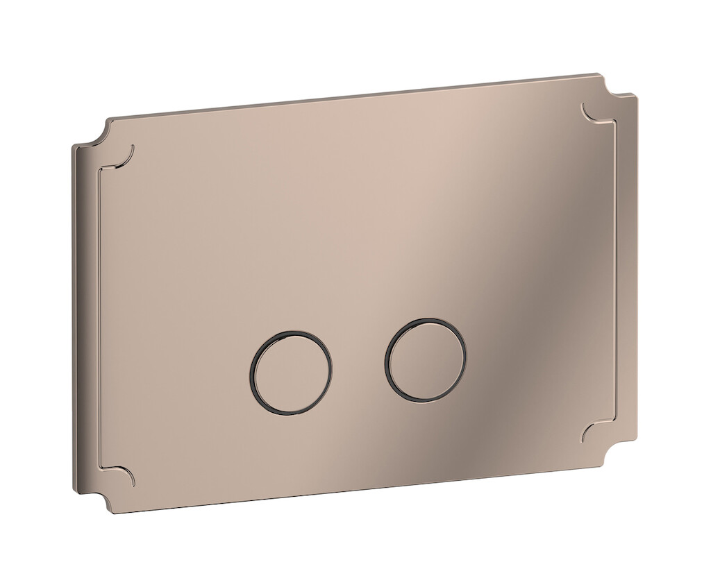 Кнопка смыва для бачка "HERMES" с двойным сливом WE ARE IB bb002rs Rose Gold Bye Bye