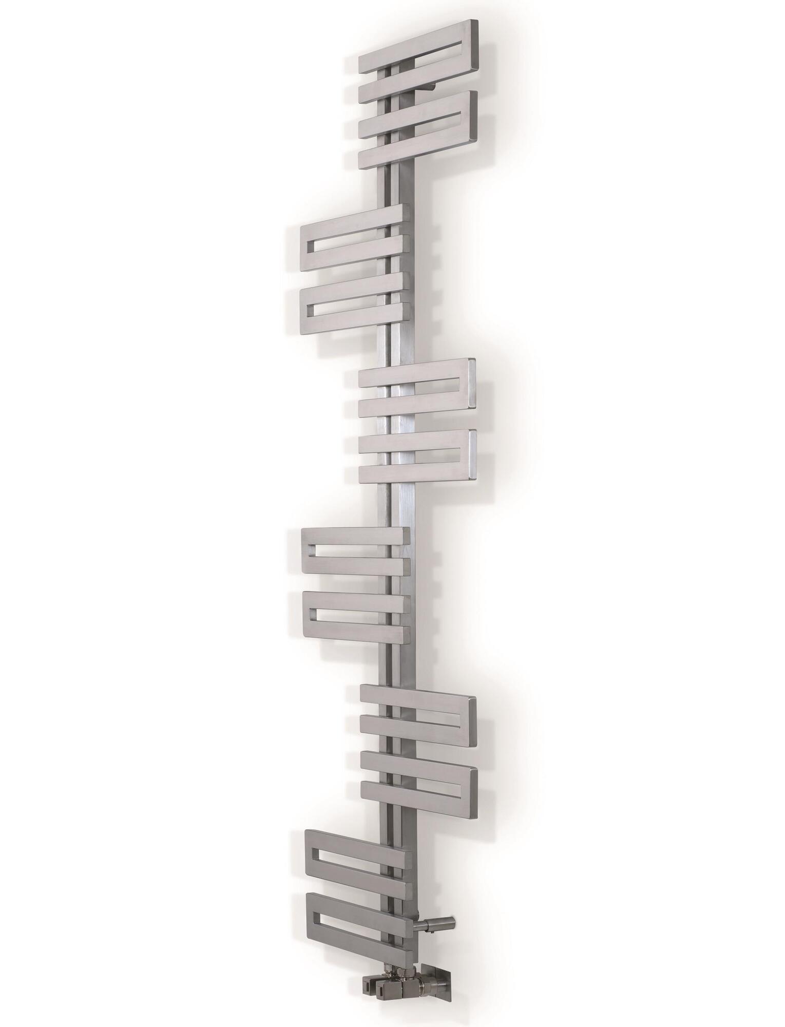 Полотенцесушитель Hammam URANUS Stainless steel  комбинированный; электрический или водяной Сталь  - Вид №41