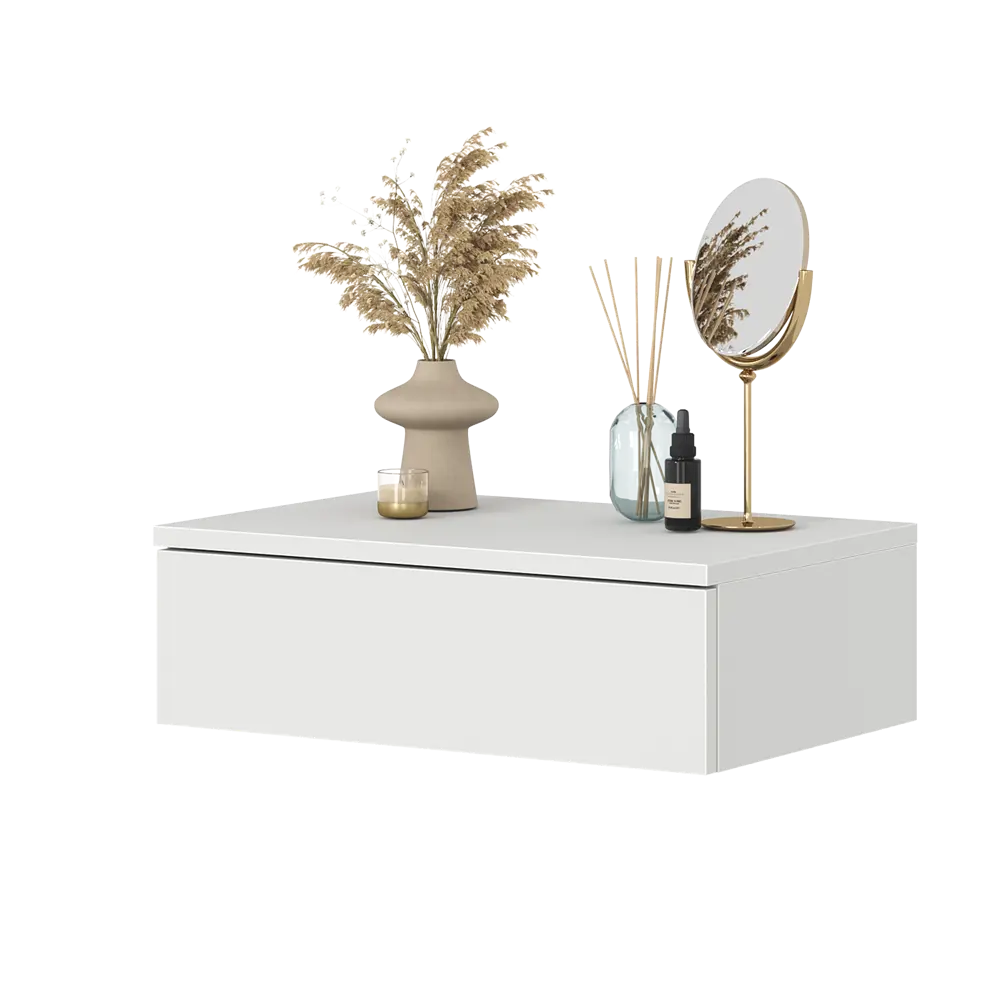 Консоль 50x15.5x33 см ЛДСП цвет белый Santreyd STLM-2040217 - Вид №8