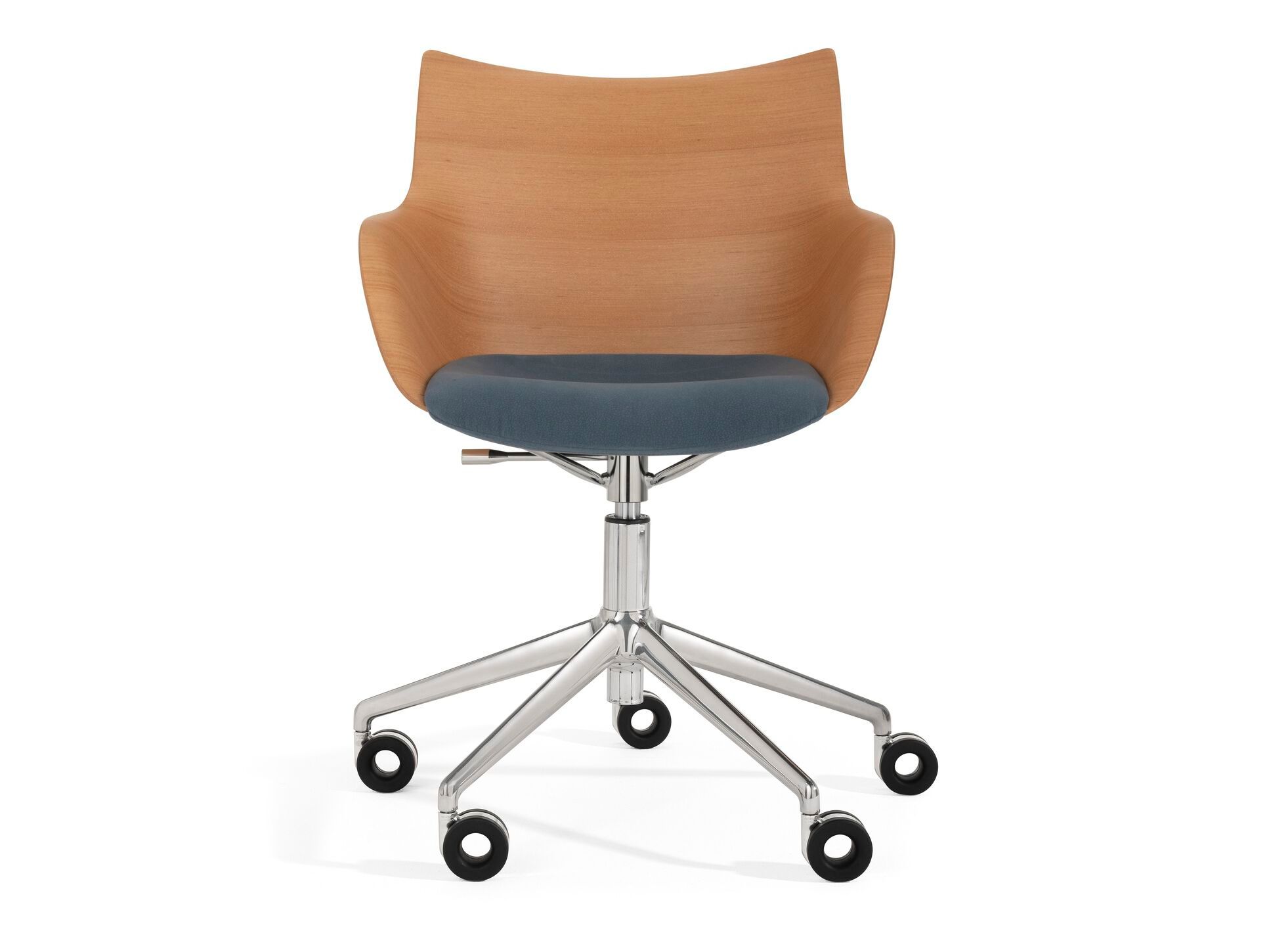 Стул с регулируемой высотой из шпона с мягким сиденьем Kartell Smart Wood ARCH-00145770 - Вид №16