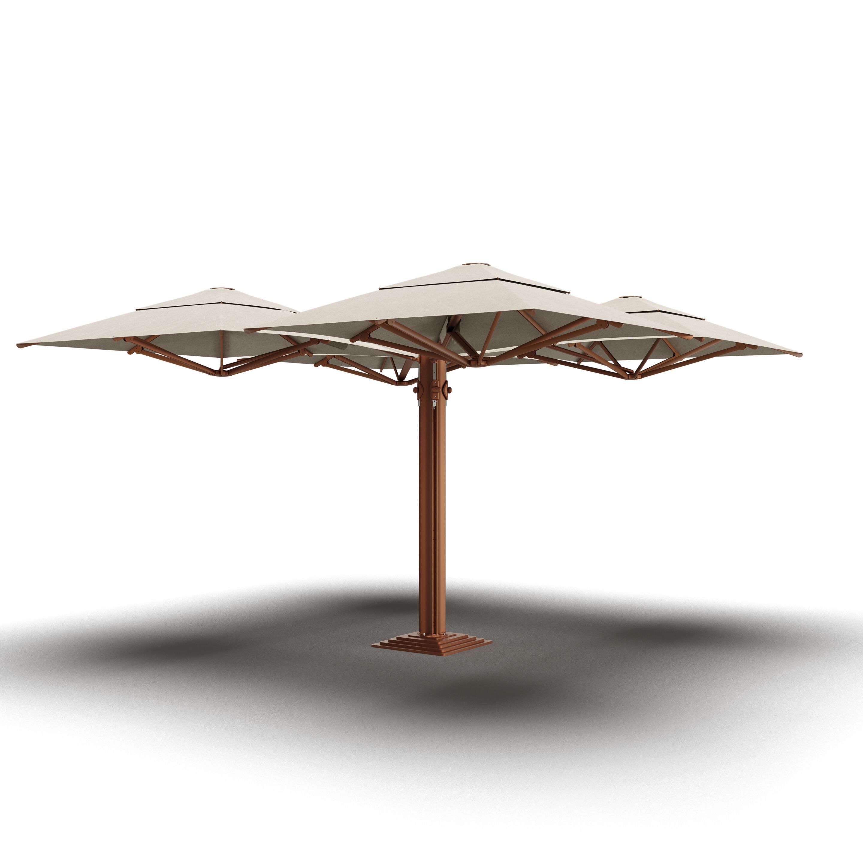 Многоцветный алюминиевый зонтик и акриловая ткань Crema Outdoor Arborea ARCH-00132786 - Вид №3