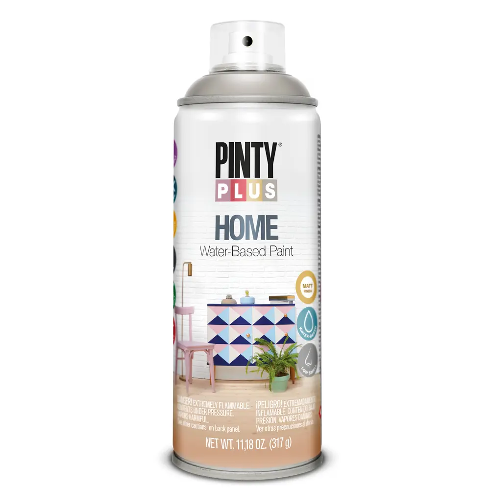Краска аэрозольная Pinty Plus Home цвет серо-коричневый 520 мл Santreyd STLM-2005576