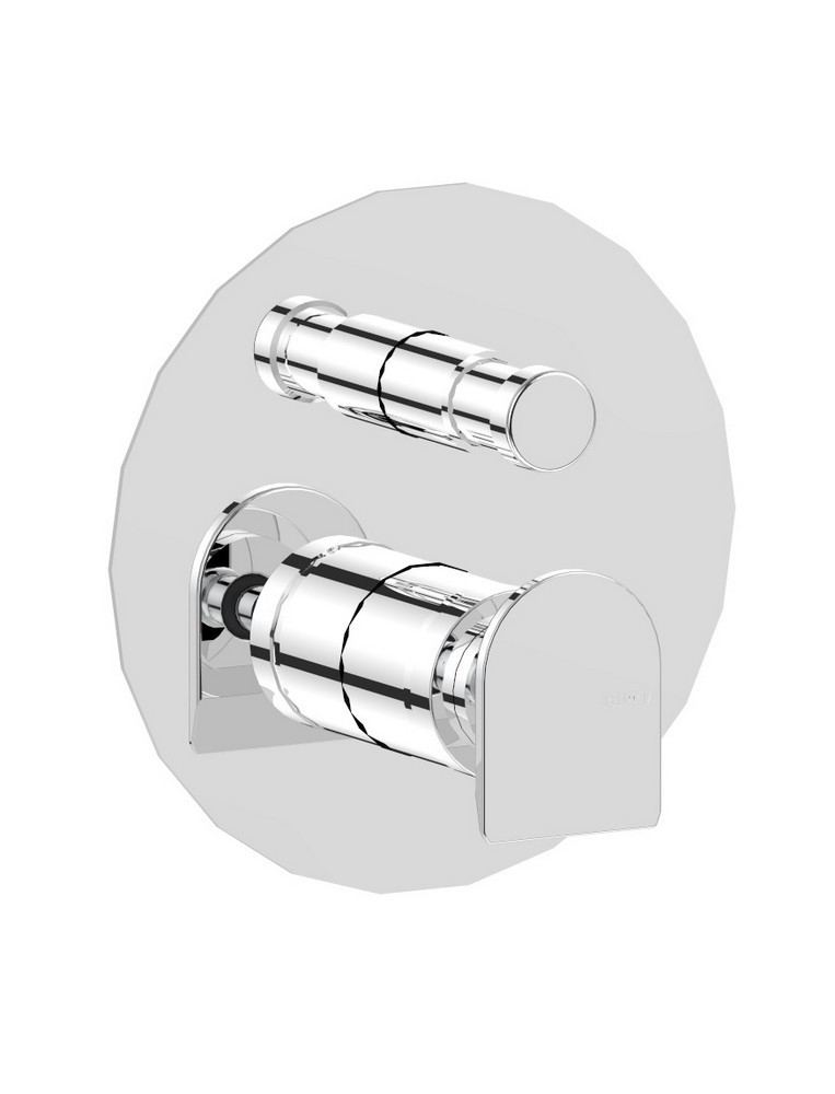 2200/E + 224019
+ 104002 Bellosta Rubinetterie ВСТРОЕННЫЙ СМЕСИТЕЛЬ С ДИВЕРТЕРОМ НА 2 ВЫХОДА 