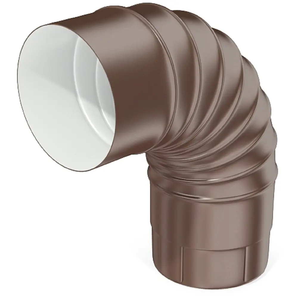 Колено круглое 100 мм цвет коричневый Santreyd STLM-2109201