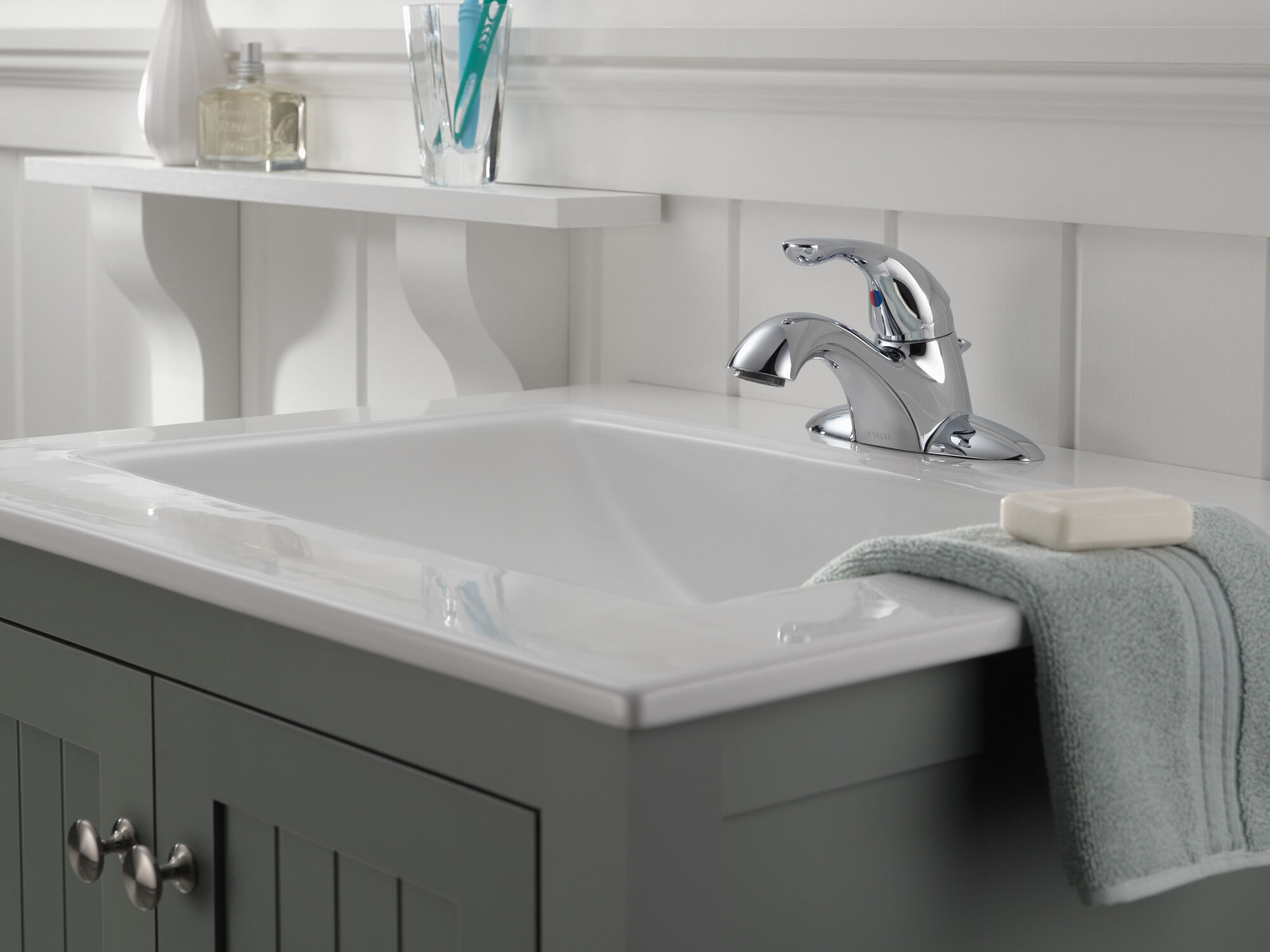 520-MPU-DST Смеситель для ванной комнаты с одной ручкой Delta Faucet Classic Хром - Вид №2