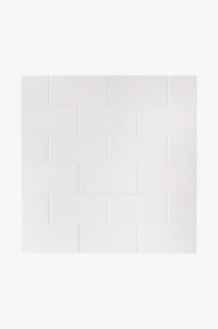 MXSM24 Мозаика Metrix 1 7/8 "x 3 7/8" в шахматном порядке Waterworks