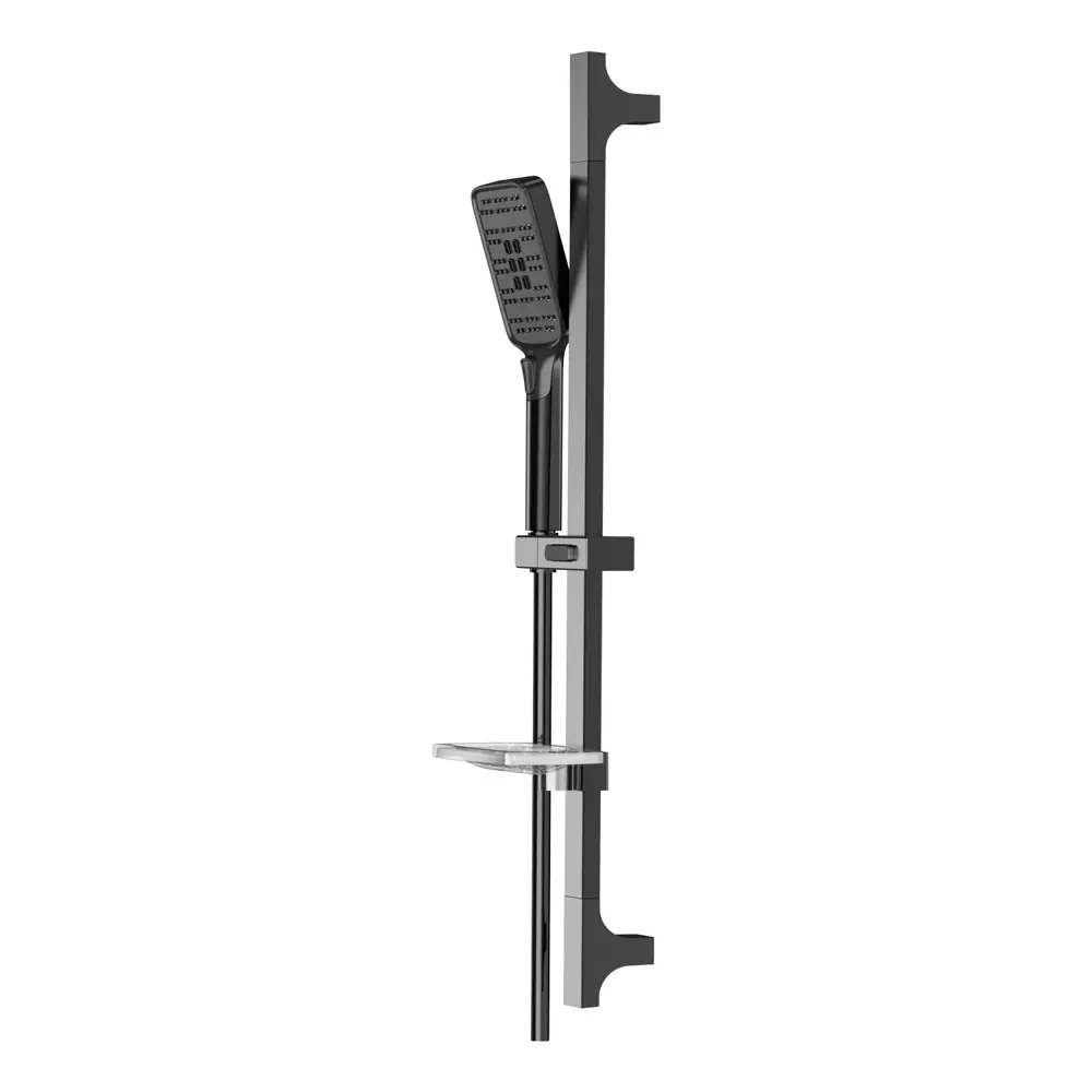 IDDIS Agua: Душевой комплект черный матовый с 3 режимами 89349142 STLM-1581435