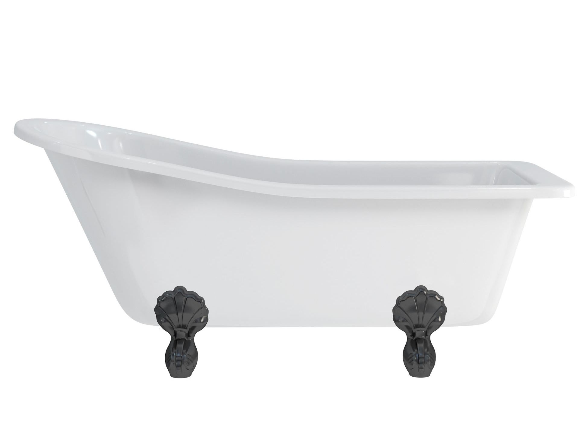 Овальная акриловая ванна на ногах Burlington HAREWOOD ARCH-00064275 - Вид №11