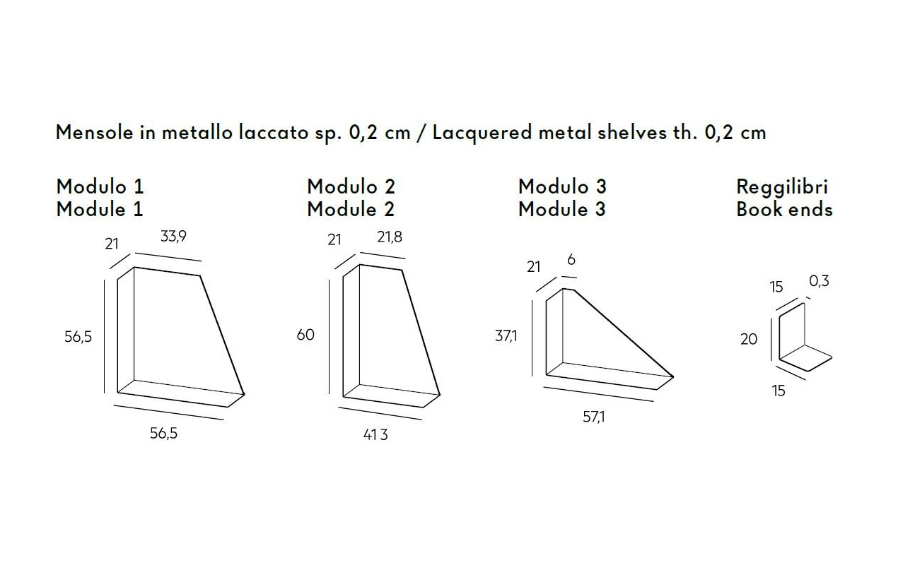 Полка SLIDE LAGO TH1201  - Вид №4