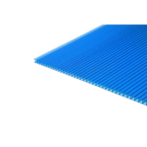 Поликарбонат сотовый 6 мм 2.1x3 м Киви синий