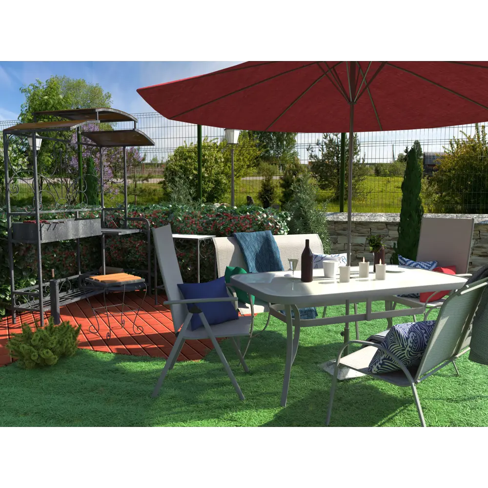 Мангал Лидер 152х105х200 см сталь черный Santreyd STLM-2102228 - Вид №5