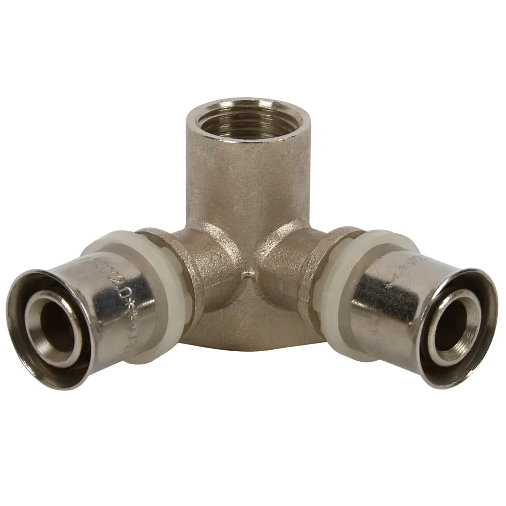 Тройник комбинированный Valtec 20x1/2"x20 мм ВР никелированная латунь VTM.234.N.200420 STLM-2131663