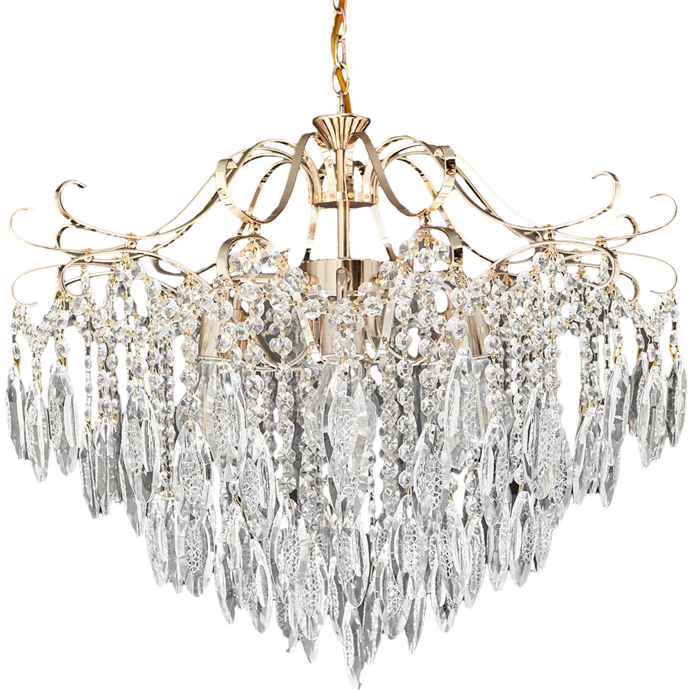 Люстра каскадная потолочная De City Бриз 6 ламп 18 м² E27 220 V STLM-2020874 - Вид №2