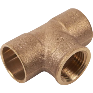 Тройник Viega 22х1/2"х22 мм внутренняя резьба, медь 101978 15800289 STLM-2181911