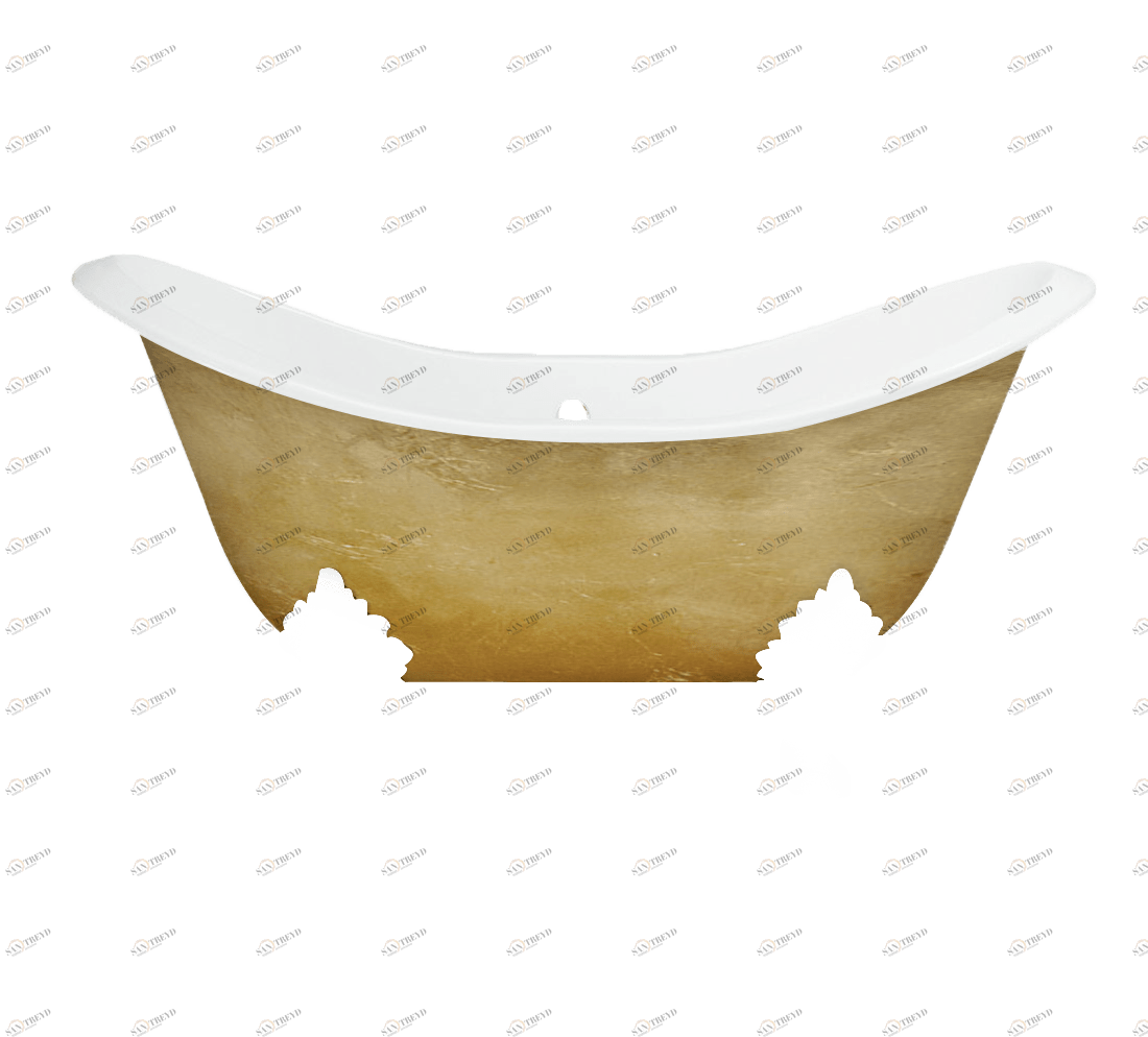 Gentry Home Bexley Cast iron bathtubs with feet Сусальное золото GH100875 