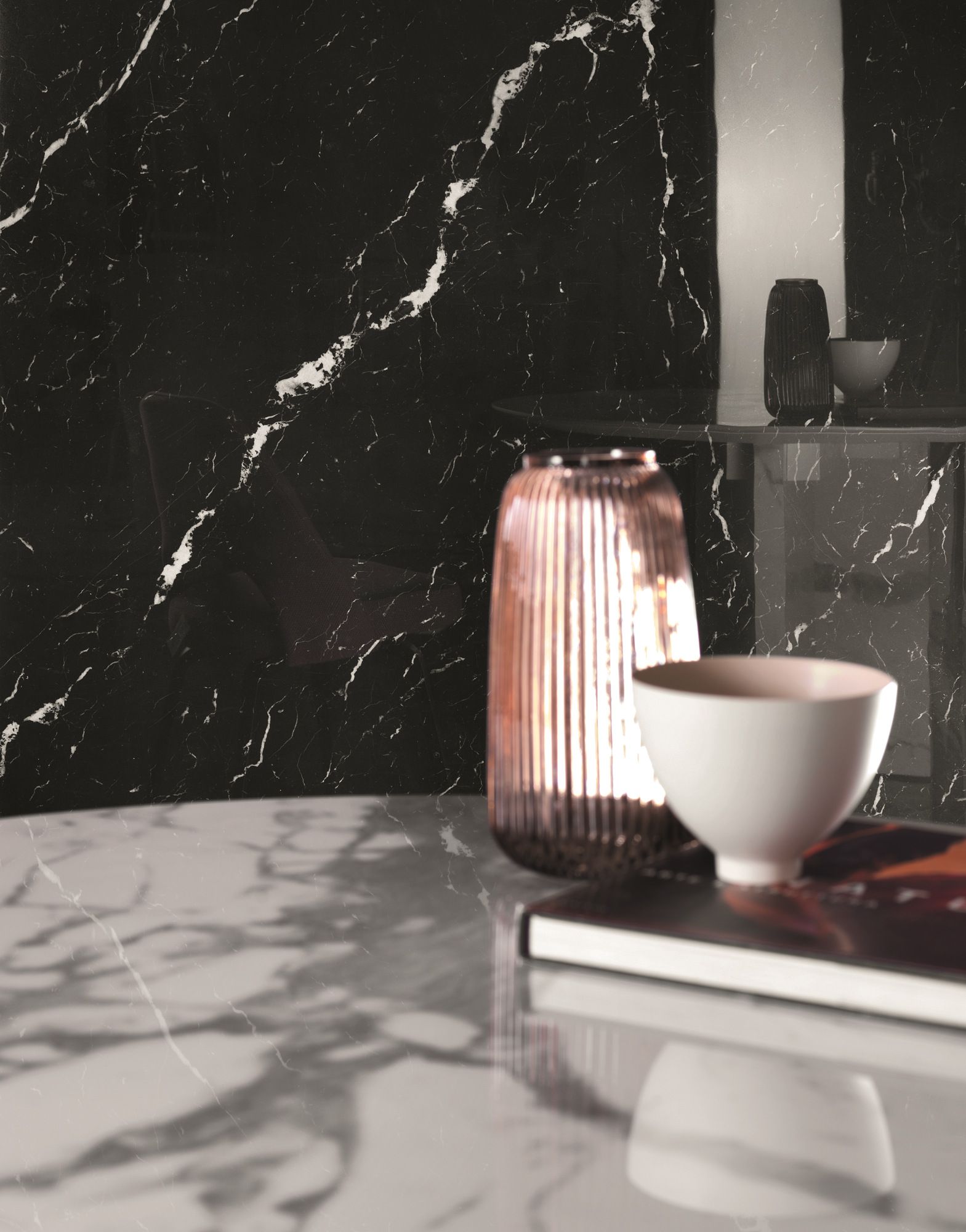 Пол / керамогранит с мраморным эффектом FAP ceramiche Roma Gold ARCH-00044009 - Вид №13