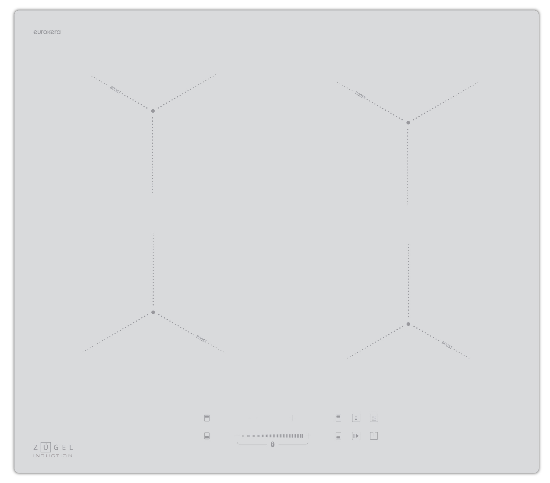 5361951 Индукционная варочная поверхность ZUGEL ZIH604W STDN-0065677