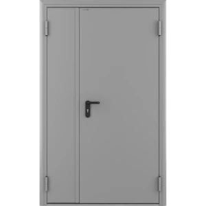 Дверь техническая 1350x2050 мм правая цвет светло-серый RAL7035