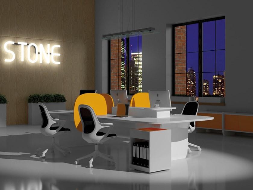 FERCIA Несколько рабочих станций для открытого пространства Stone St.ops.1._._ _ - Вид №7