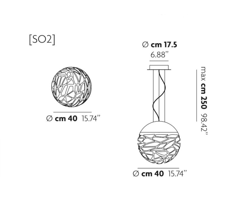 Studio Italia Design Kelly 141250 светильник подвесной 109940 - Вид №3