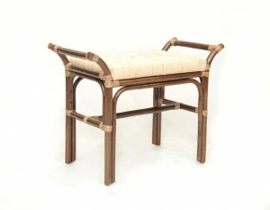 Банкетка коричневая, ротанг, Pony ЭКО ДИЗАЙН ПЛЕТЕНАЯ 009631 Бежевый;коричневый