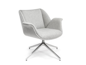 4-спицевое вращающееся офисное кресло с подлокотниками