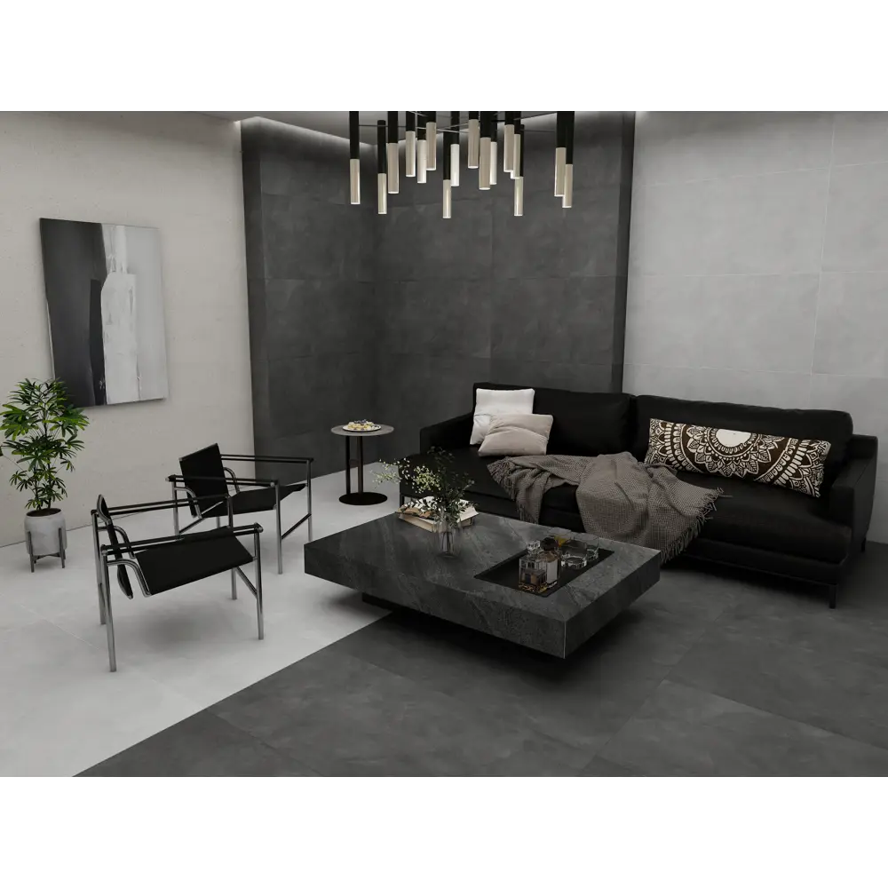 Керамогранит Duna Cemento Perla 60x120 матовый цвет серый 1.44 м² Santreyd STLM-2013703 - Вид №10