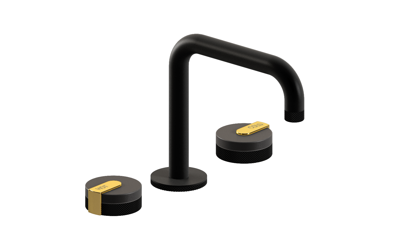 E-11511-R1GM-L1AU-MBK Смеситель для умывальника на 3 отвертия GRAFF MOD+