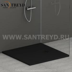 DP09090504 Душевой поддон 90x90 см цвет Черный бархат Globo DOCCIAPIETRA Италия