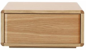 Heavens Прямоугольная прикроватная тумба из лакированного дуба с ящиками Andrea