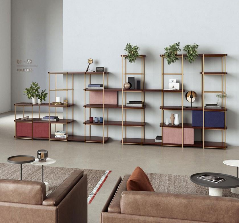 Momocca Модульный книжный шкаф-разделитель Julia Je08 - Вид №4