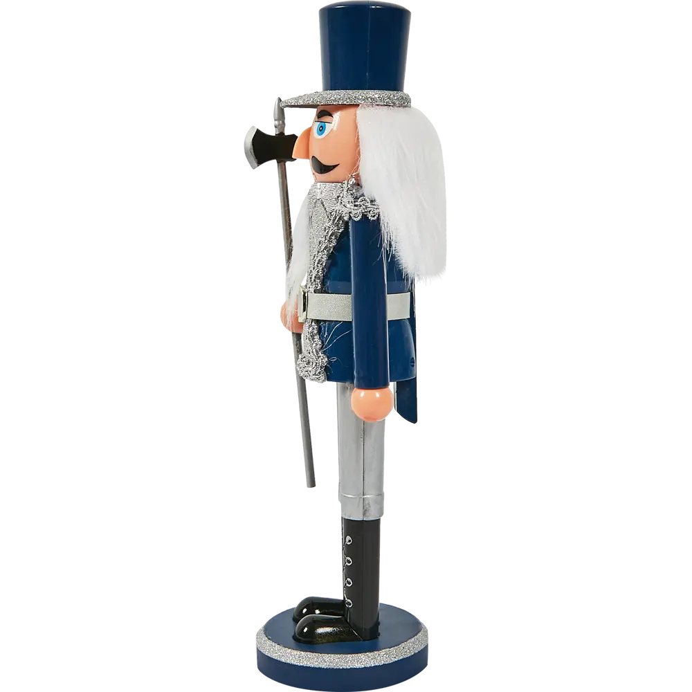 87547373 Декоративная фигура пластиковая Щелкунчик в синем 28см STLM-1443590 Santreyd Christmas - Вид №3