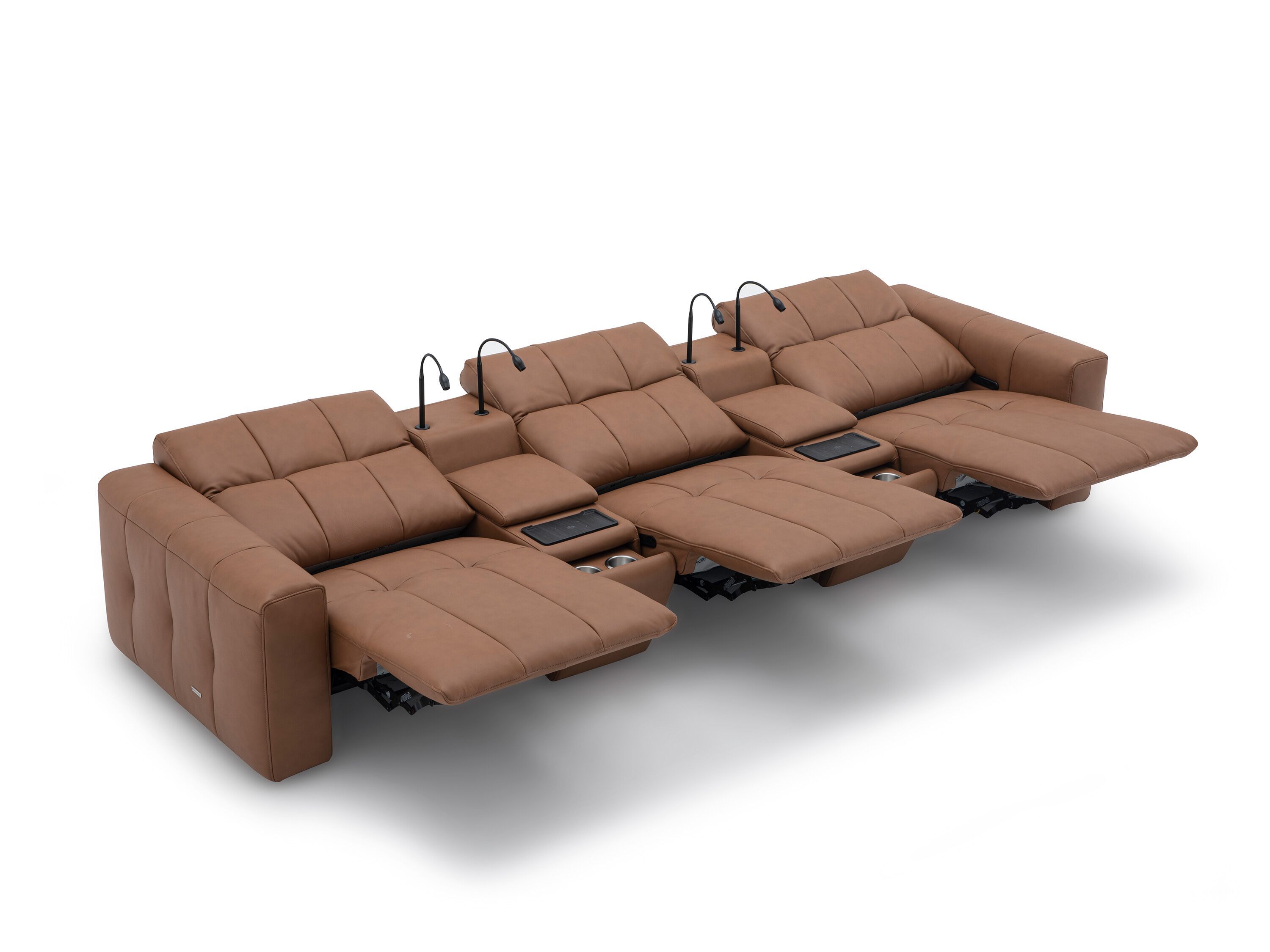 3-местный кожаный диван с откидной спинкой CAMPO DE' FIORI CDF819 ARCH-00116244 - Вид №1