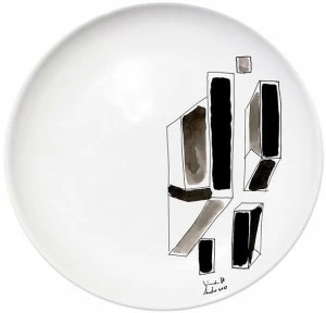 Kiasmo Керамическая тарелка Variation K+mv5