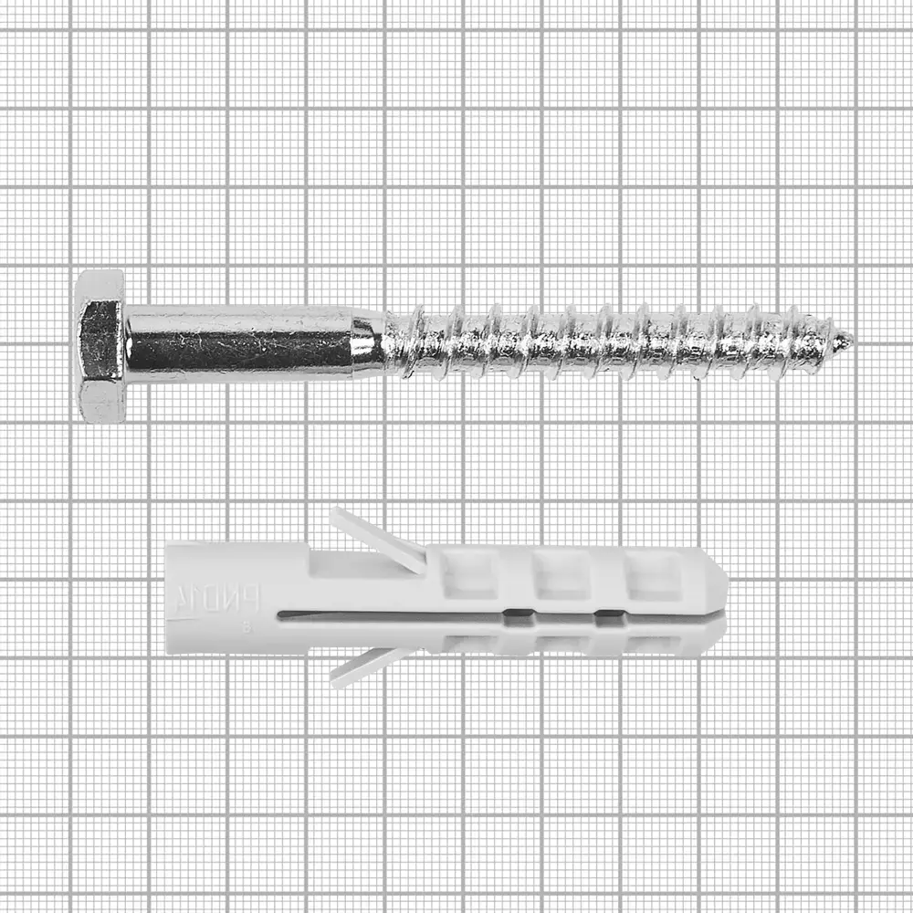 Дюбель распорный нейлоновый Dilwis 14x70мм 6 шт. в компплекте с шурупом STLM-2061245 - Вид №4