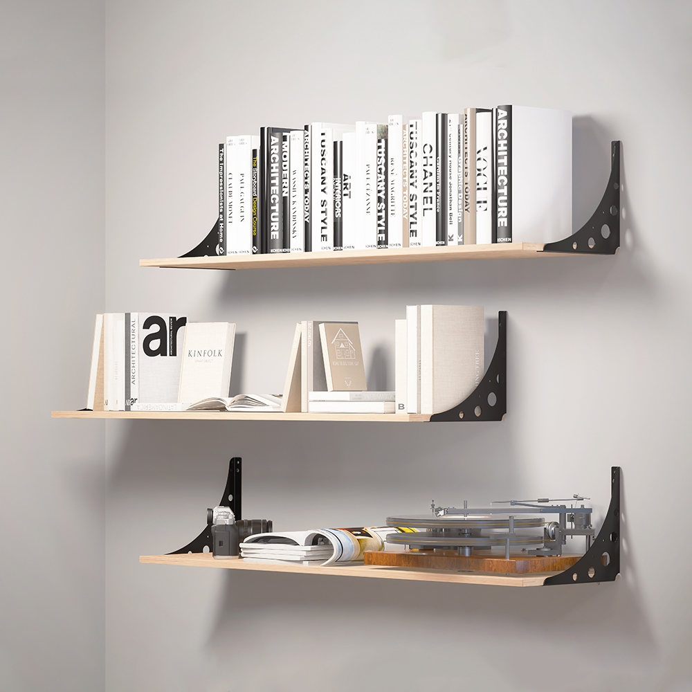 Кронштейн Mун , 200x200x20 мм, черный LJPS0138 Public Steel Россия  - Вид №8