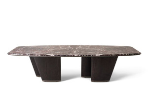 Мраморный бочковый стол