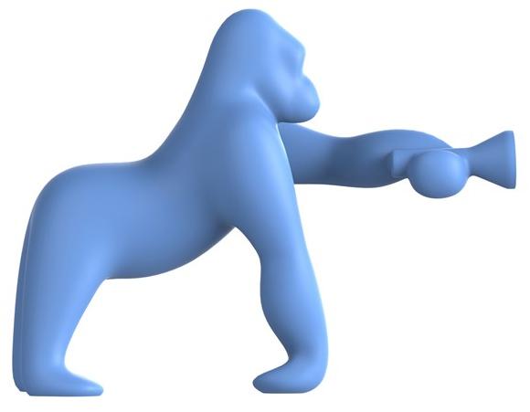 Qeeboo Настольная лампа / торшер из полиэтилена Kong sun-id-1432706 - Вид №8